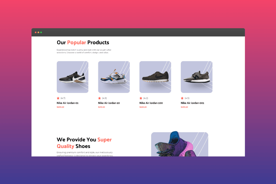 Nike Landing Page